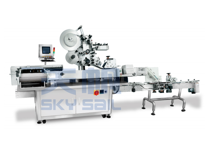TF-M258E oral Liquid High speed Horizontal In tray Labeling Machine